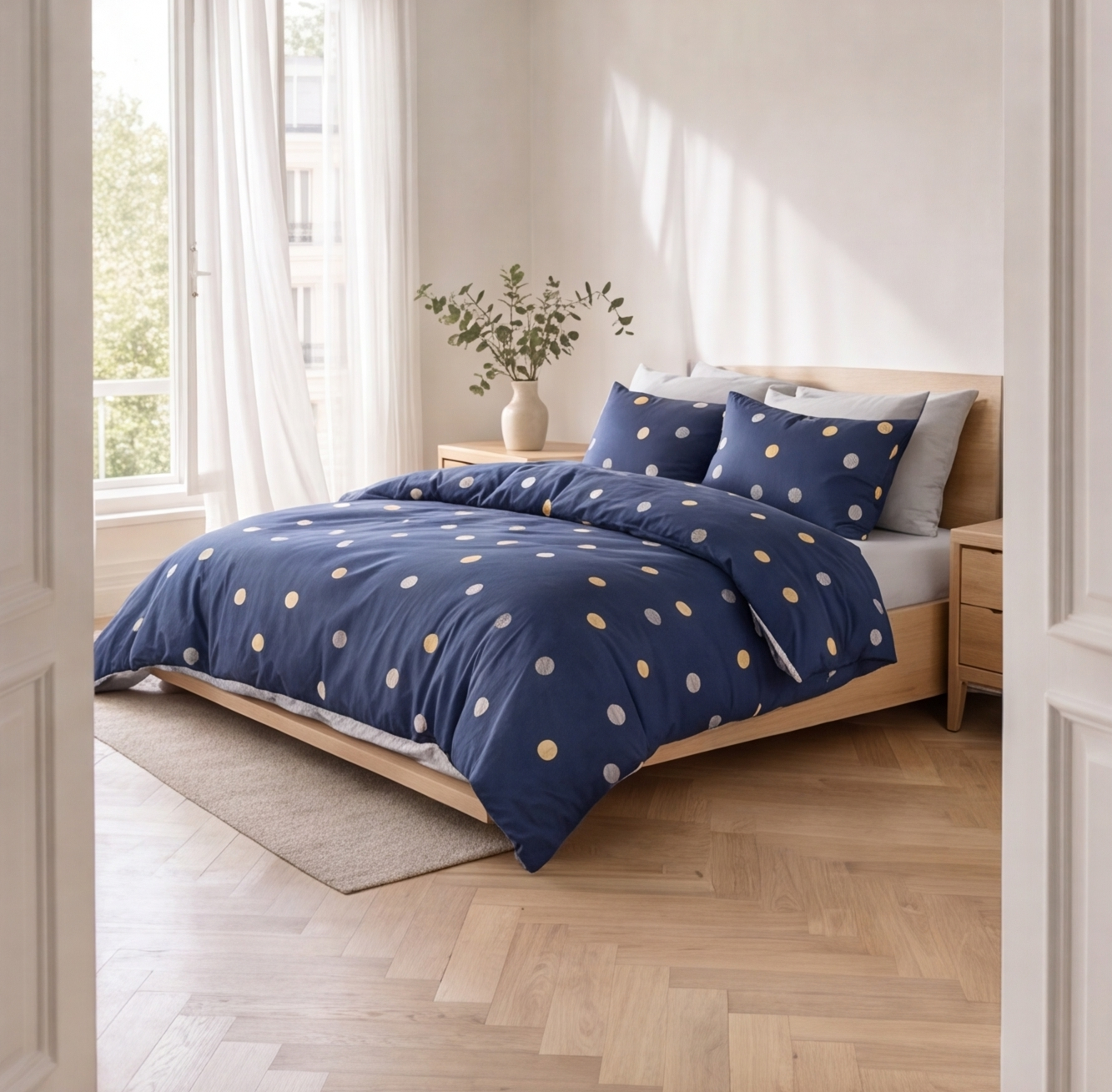 Lenjerie de pat Bumbac Percal – Perle