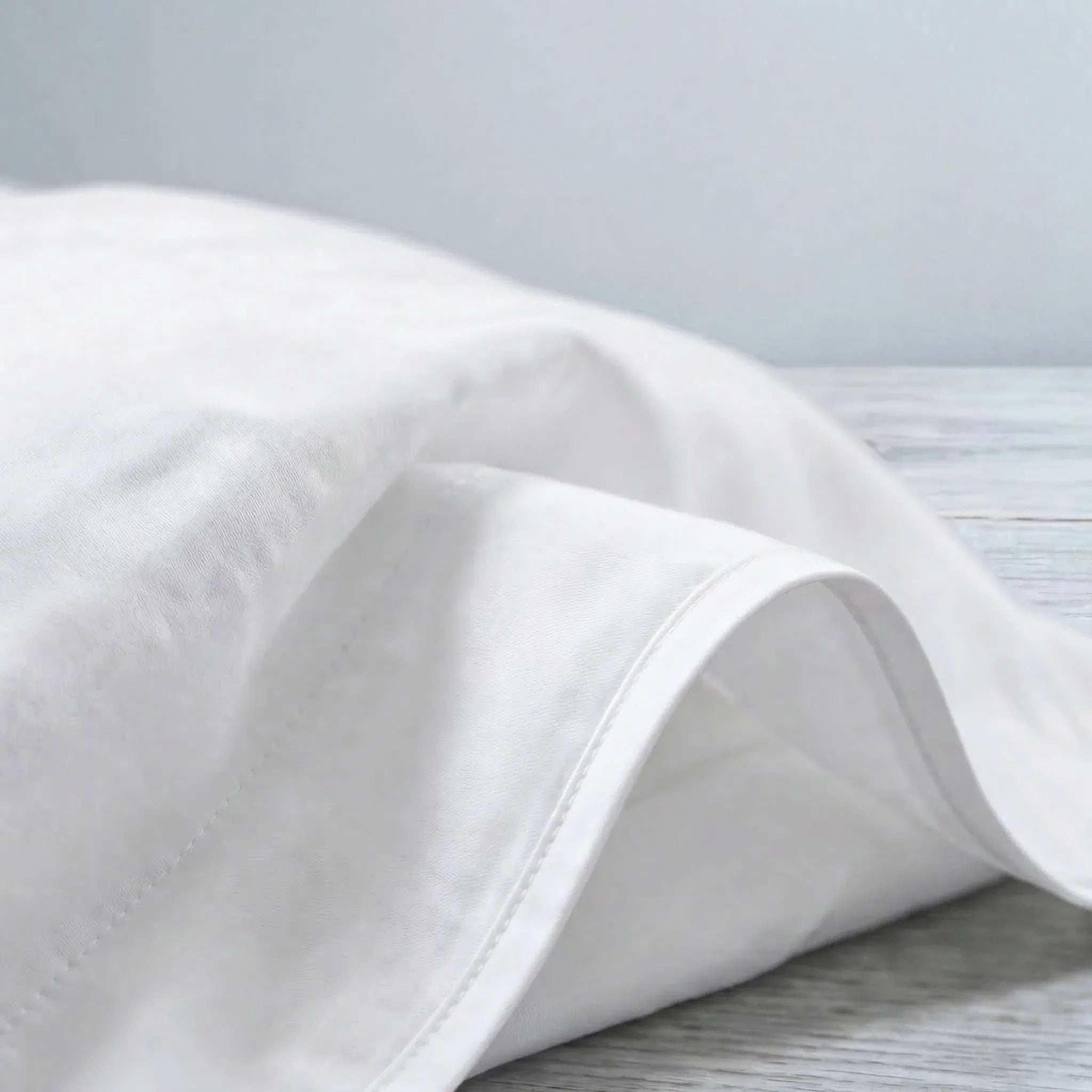 Lenjerie de Pat Albă – Percale din Bumbac și Bambus Premium