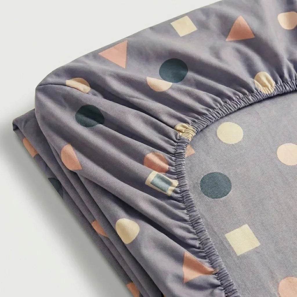 Drap - housse en percale de coton - Graphica en Graphica Prisma – Linge de lit haut de gamme - MaisonTextile