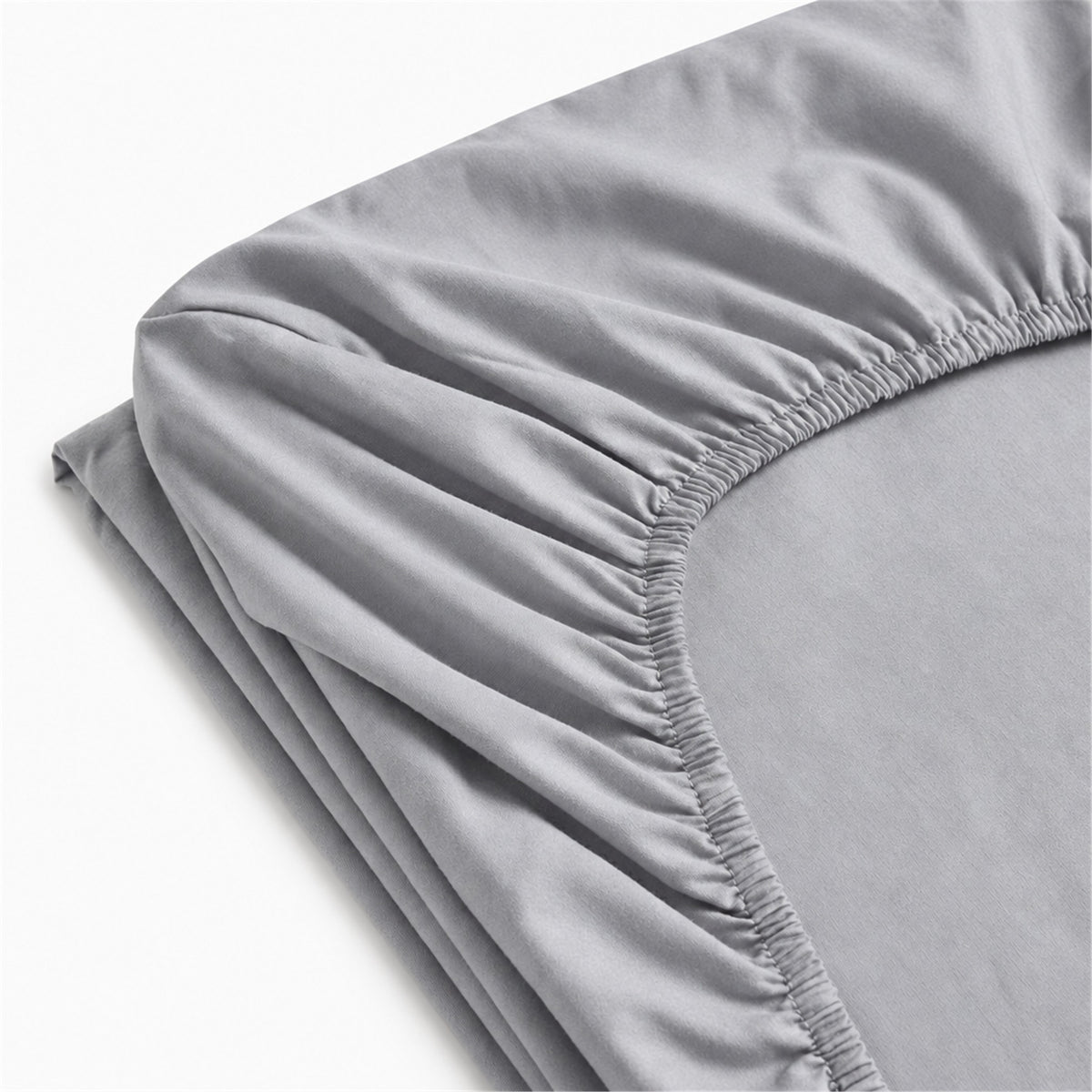 drap-housse uni en percale de coton frais et confortable avec maintien optimal