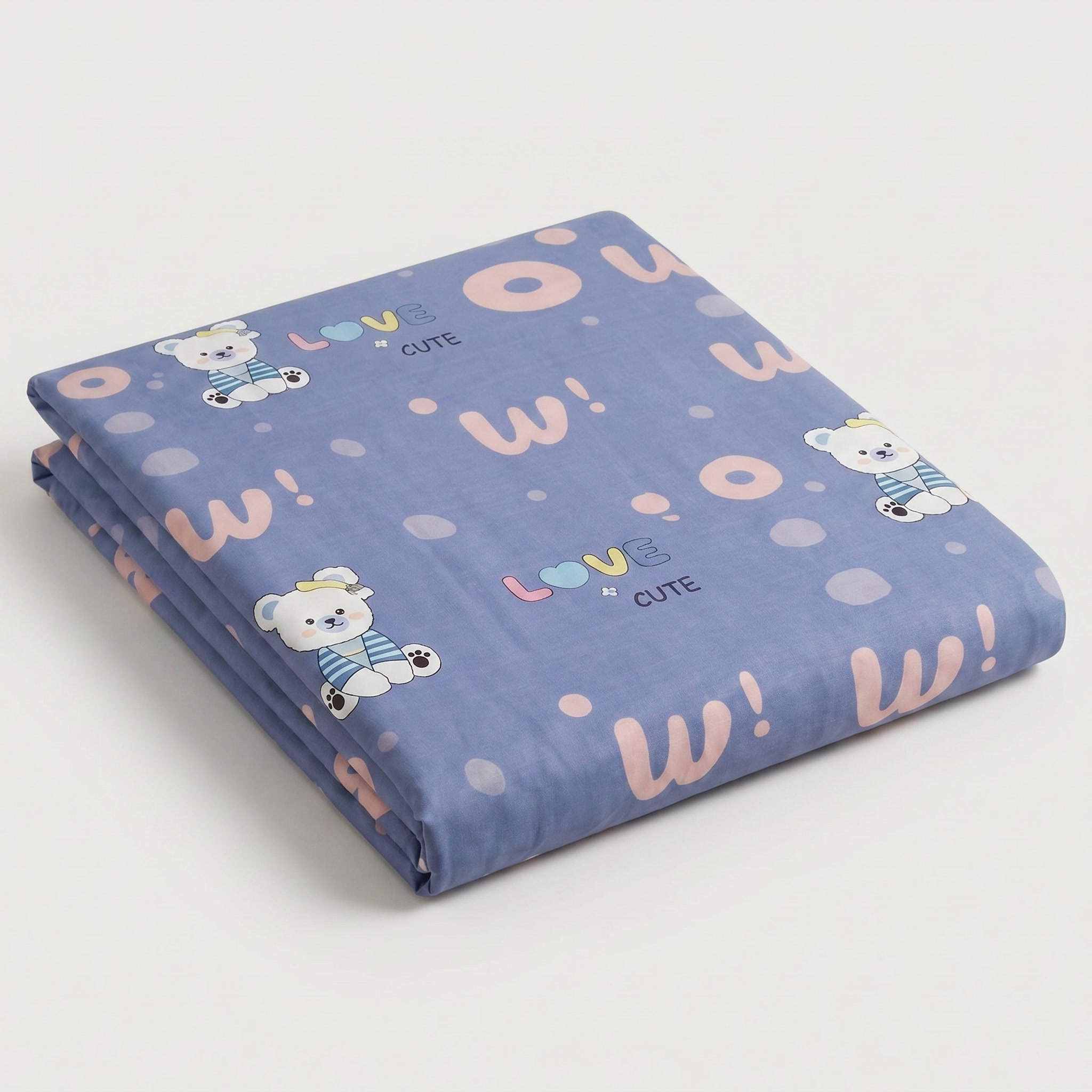 Cearceaf de Pat Bumbac Percal Ourson – Confort & Calitate