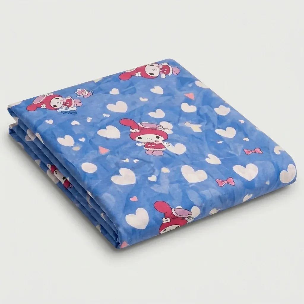 Drap plat percale de coton - Petit en Petite Mignonnerie – - MaisonTextile