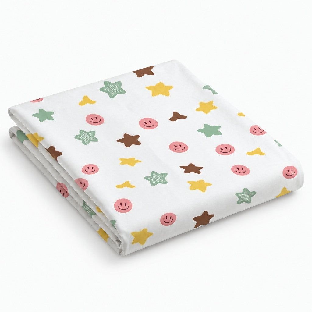 Drap plat percale de coton 100 fils/cm², texture lisse et respirante, élégance naturelle et confort durable