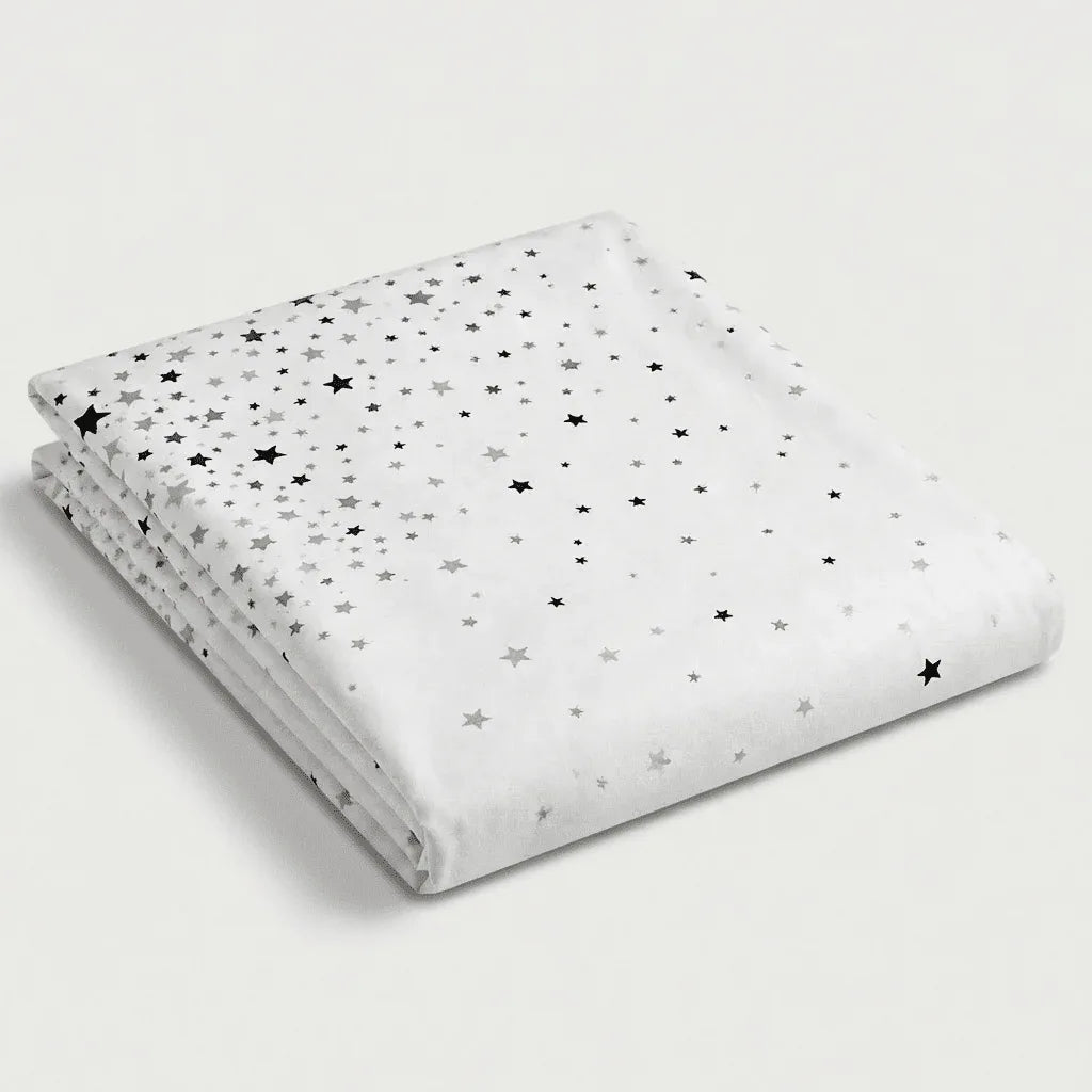 Drap plat polycoton renforcé - Stars en Stars Eclipse – - MaisonTextile