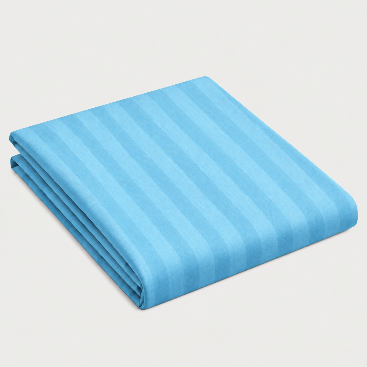 drap plat en satin de coton premium à rayures satinées élégant et doux