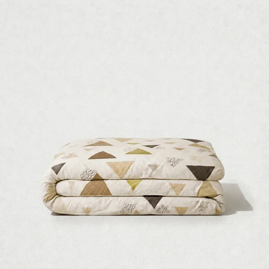 Housse de couette en polycoton renforcé en Graphica - Horizon – Linge de lit - MaisonTextile
