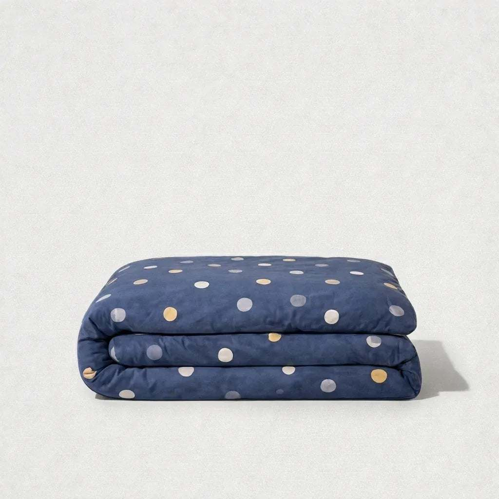 Housse de couette percale de coton - Jardin en Graphica Constellation – Linge de lit haut de gamme - MaisonTextile