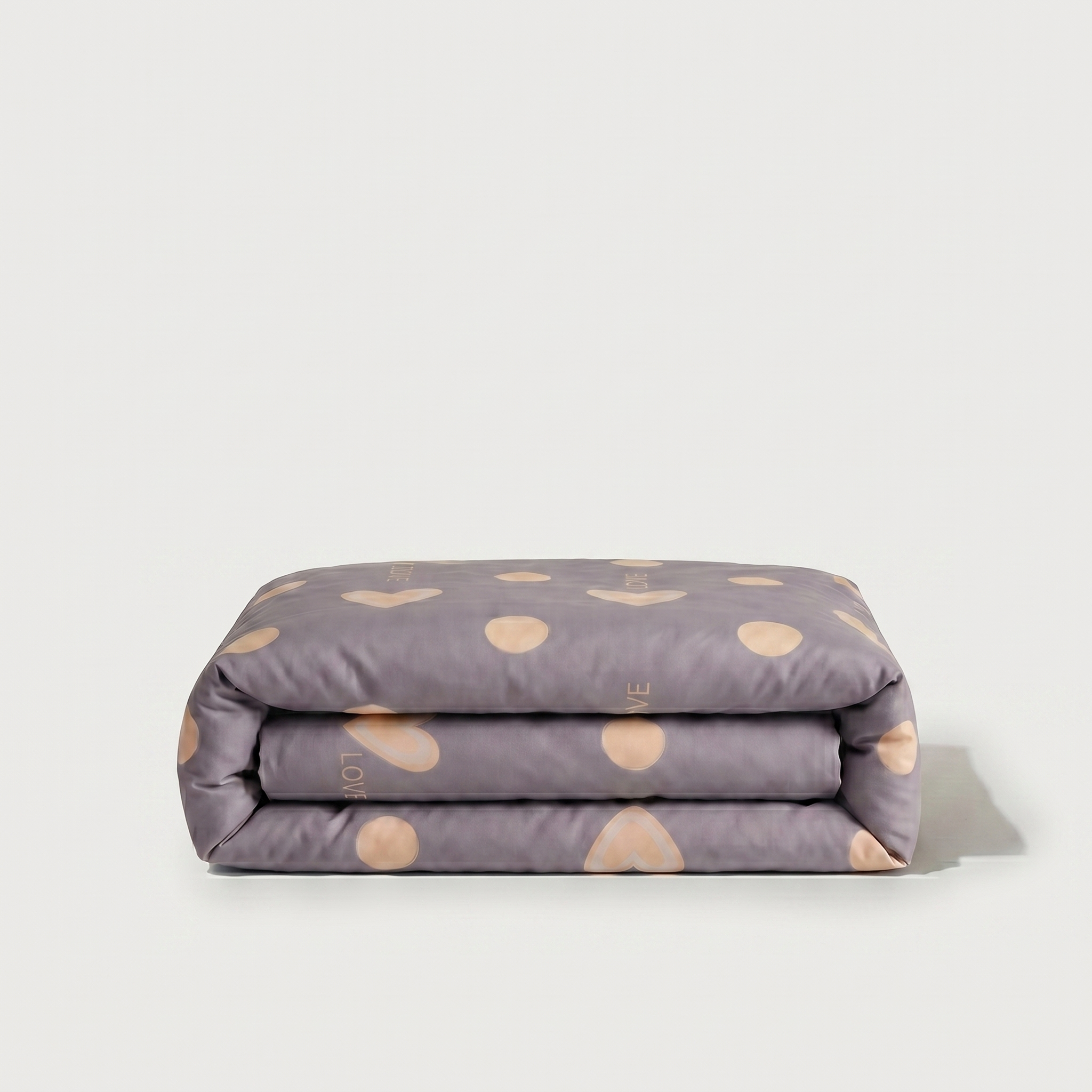 Housse de couette en percale de coton blanche, élégante et respirante, finition mate et texturée, style hôtelier minimaliste