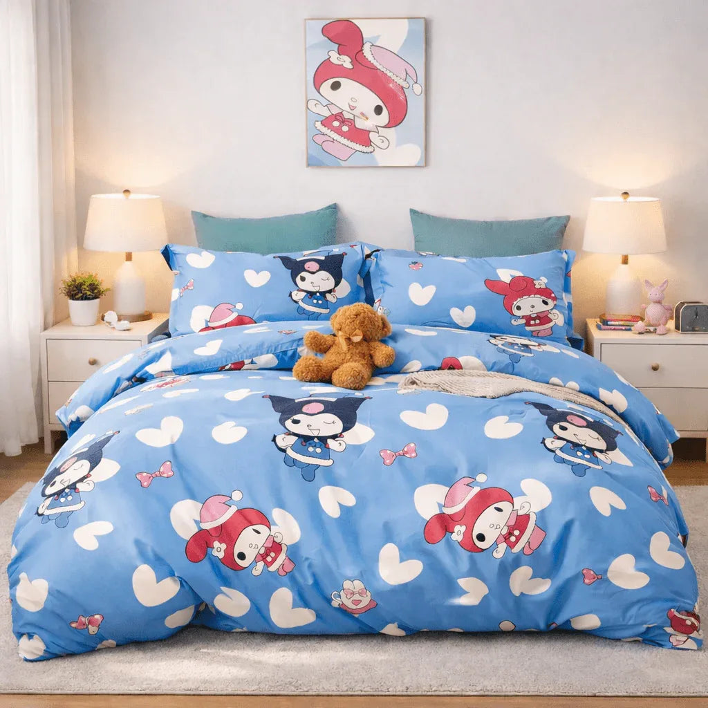 Housse de couette percale de coton - Petite en Petite Mignonnerie – Linge de lit haut de gamme - MaisonTextile