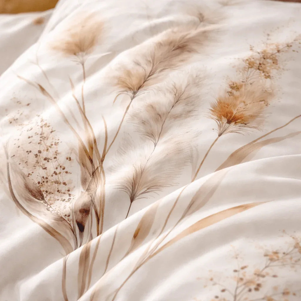 Housse de couette polycoton renforcé - d'Or en Nuances d'Or – Linge de lit - MaisonTextile