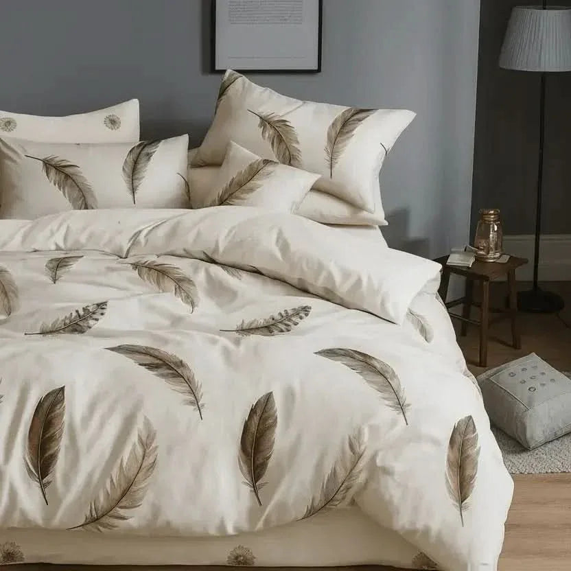 Housse de couette polycoton renforcé - d'Or en Plume d'Or – Linge de lit - MaisonTextile
