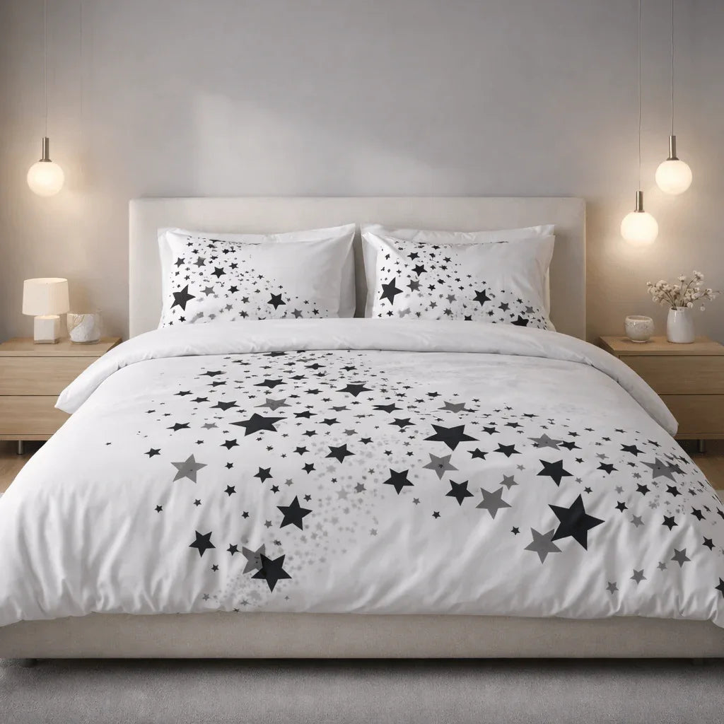 Housse de couette polycoton renforcé - Terra en Stars Terra – Linge de lit - MaisonTextile