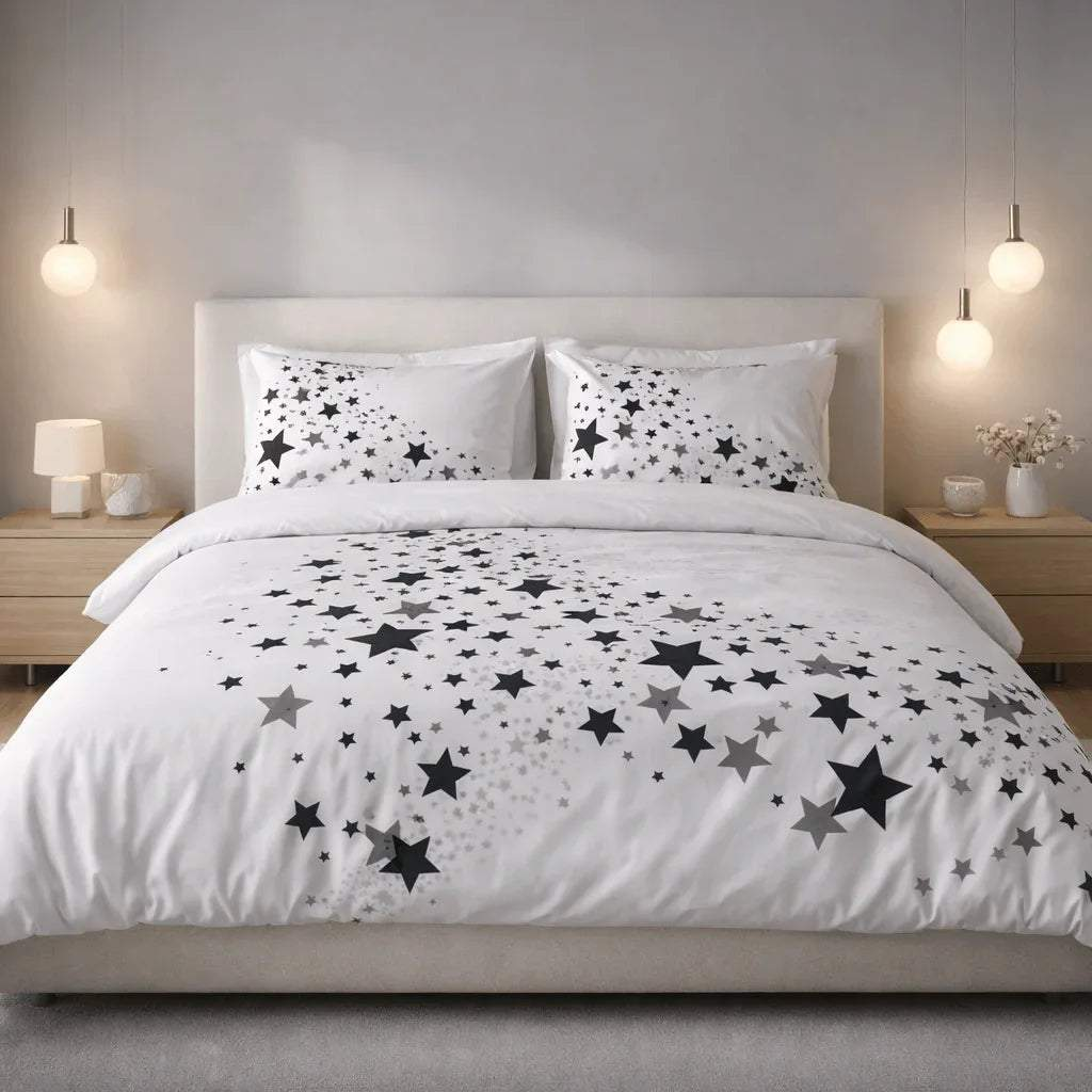 Housse de couette polycoton renforcé - Terra en Stars Terra – Linge de lit - MaisonTextile