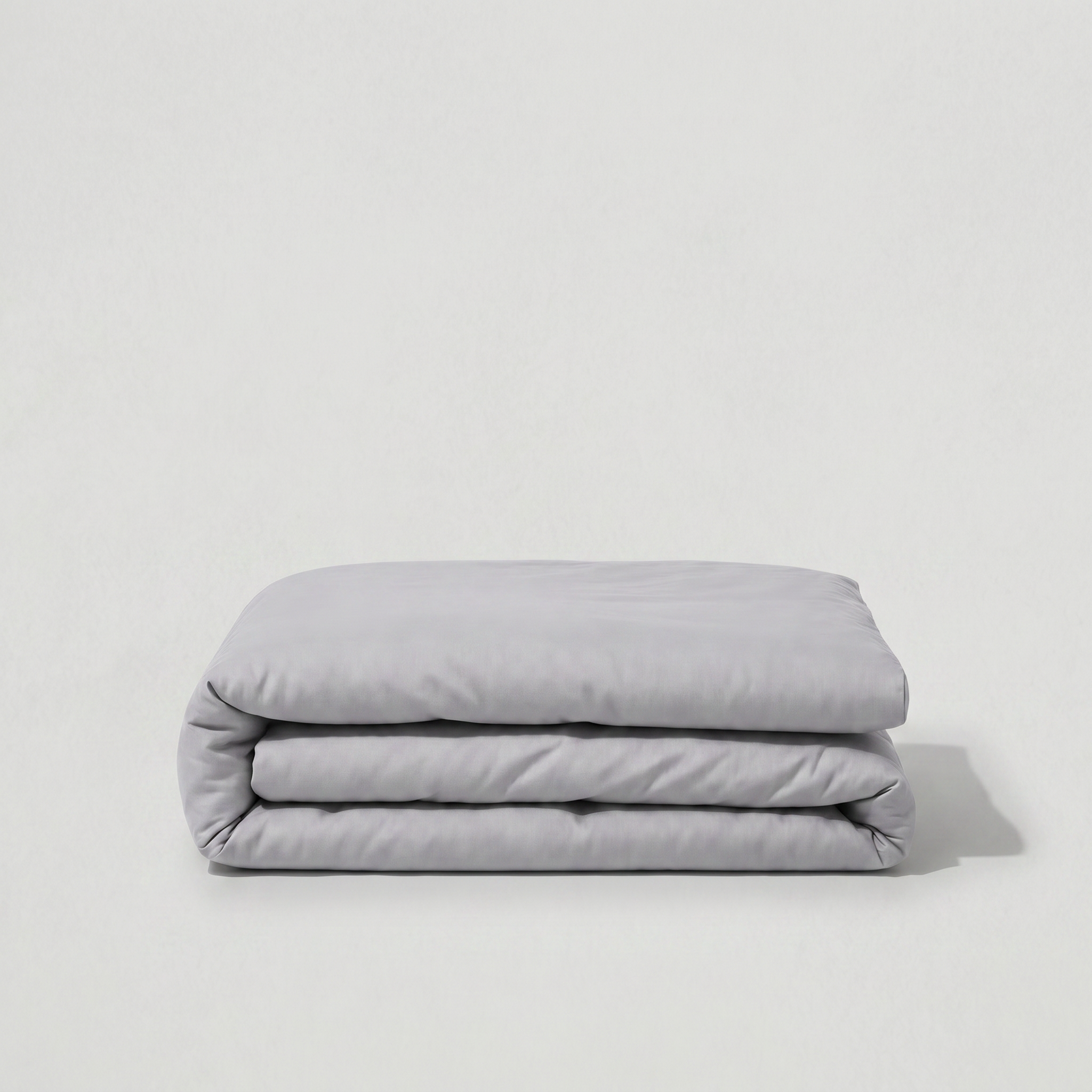 Housse de couette en percale de coton unie, élégante et respirante, tissage serré, finition européenne
