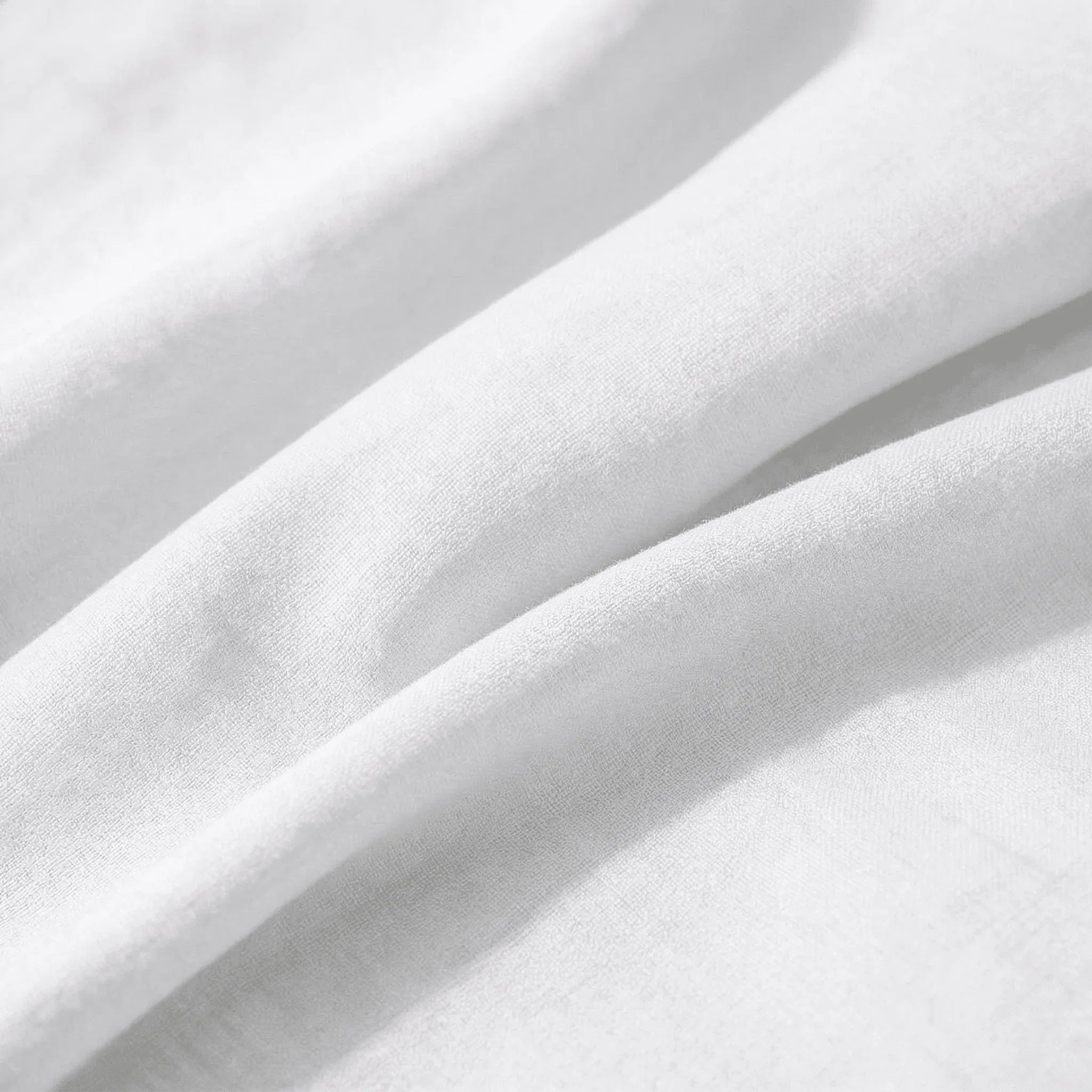 Housse de couette unie en percale de coton, fraîcheur naturelle et tenue impeccable