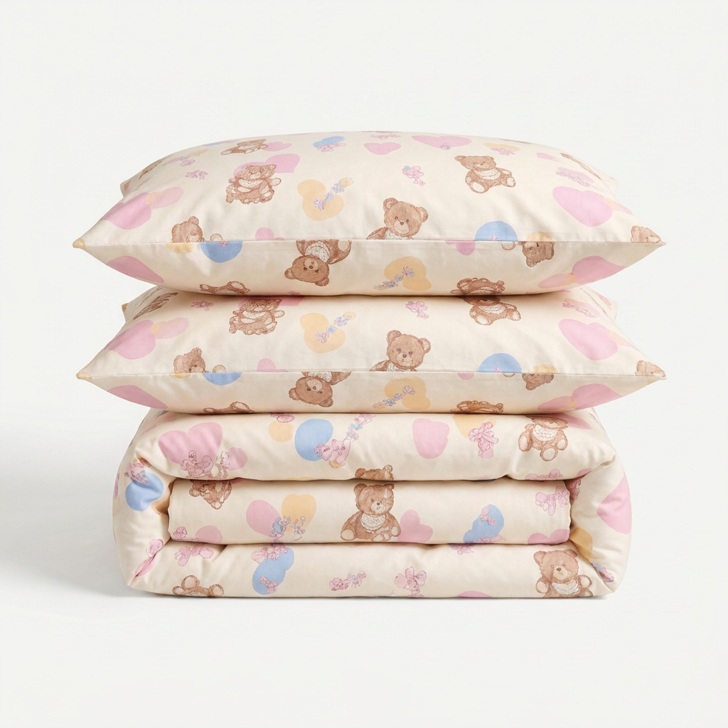 Parure de lit enfant Petit Ourson, packshot - Maison Textile