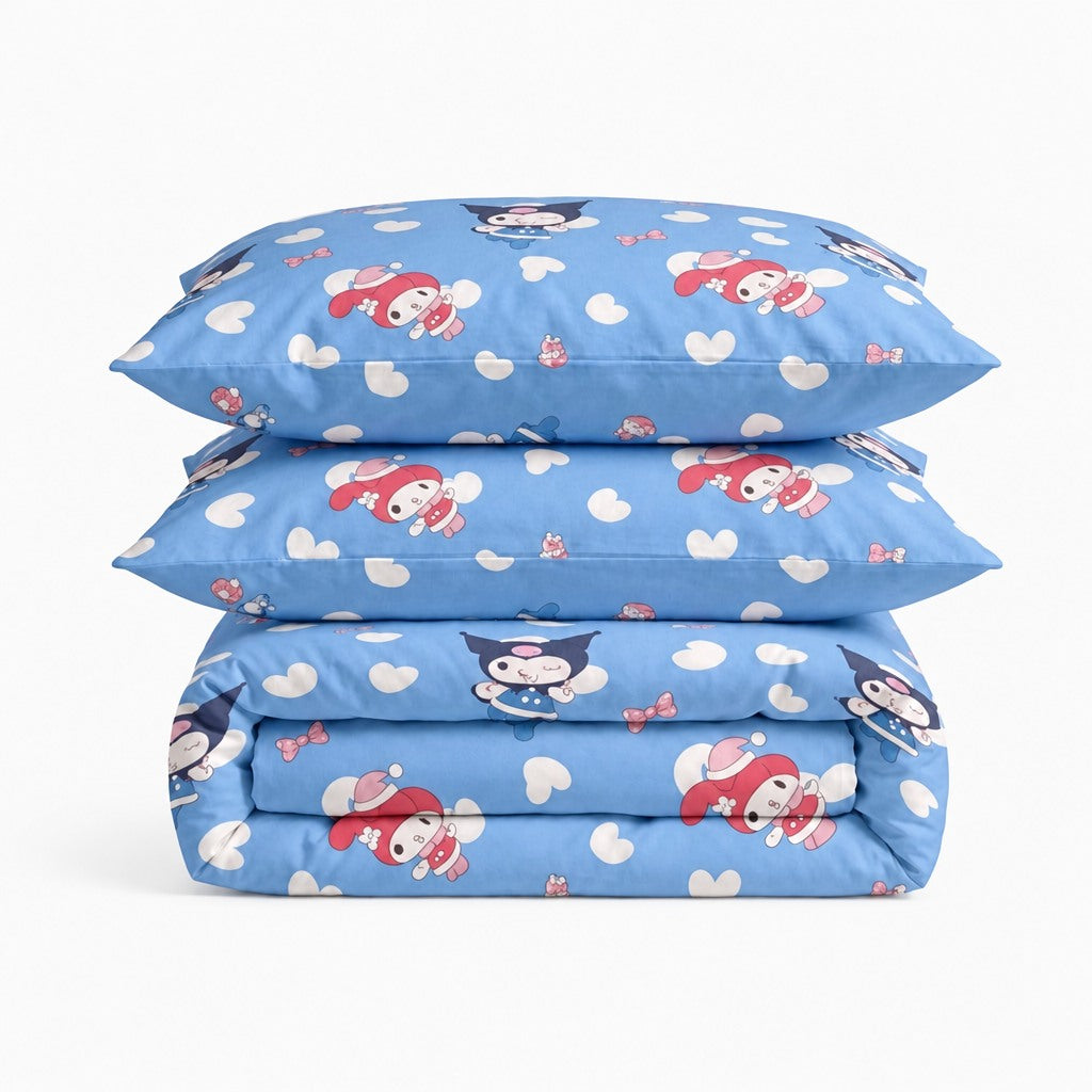 Parure de lit enfant Tokyo, ensemble empilé - Maison Textile
