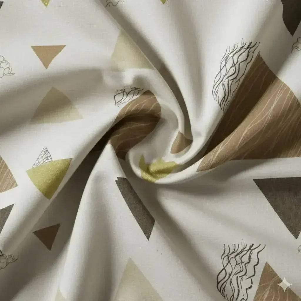 Housse de couette en polycoton renforcé, douce et résistante, facile à entretenir et durable.