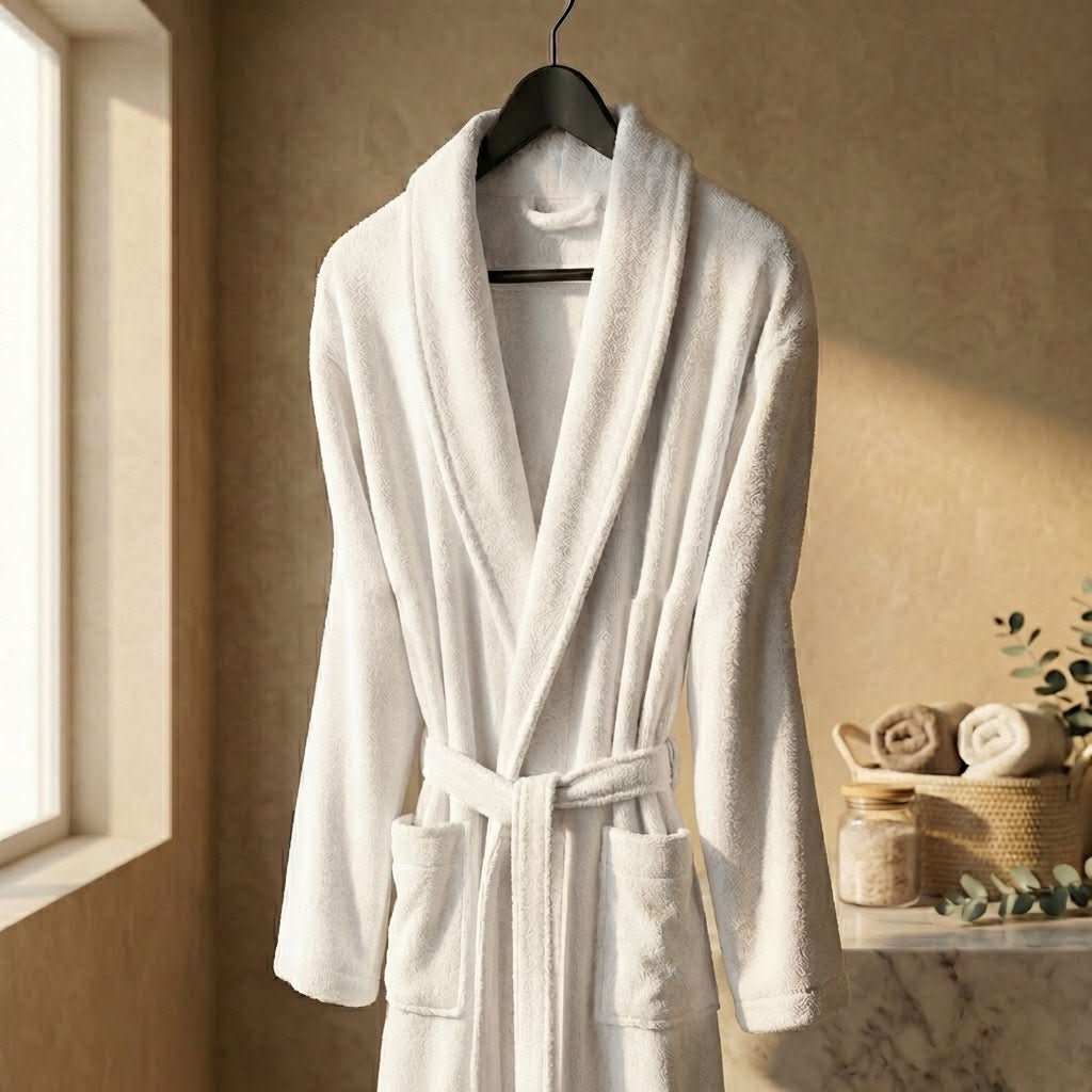 Peignoir de Bain Coton Premium en Taille universelle (style hôtel) – - MaisonTextile