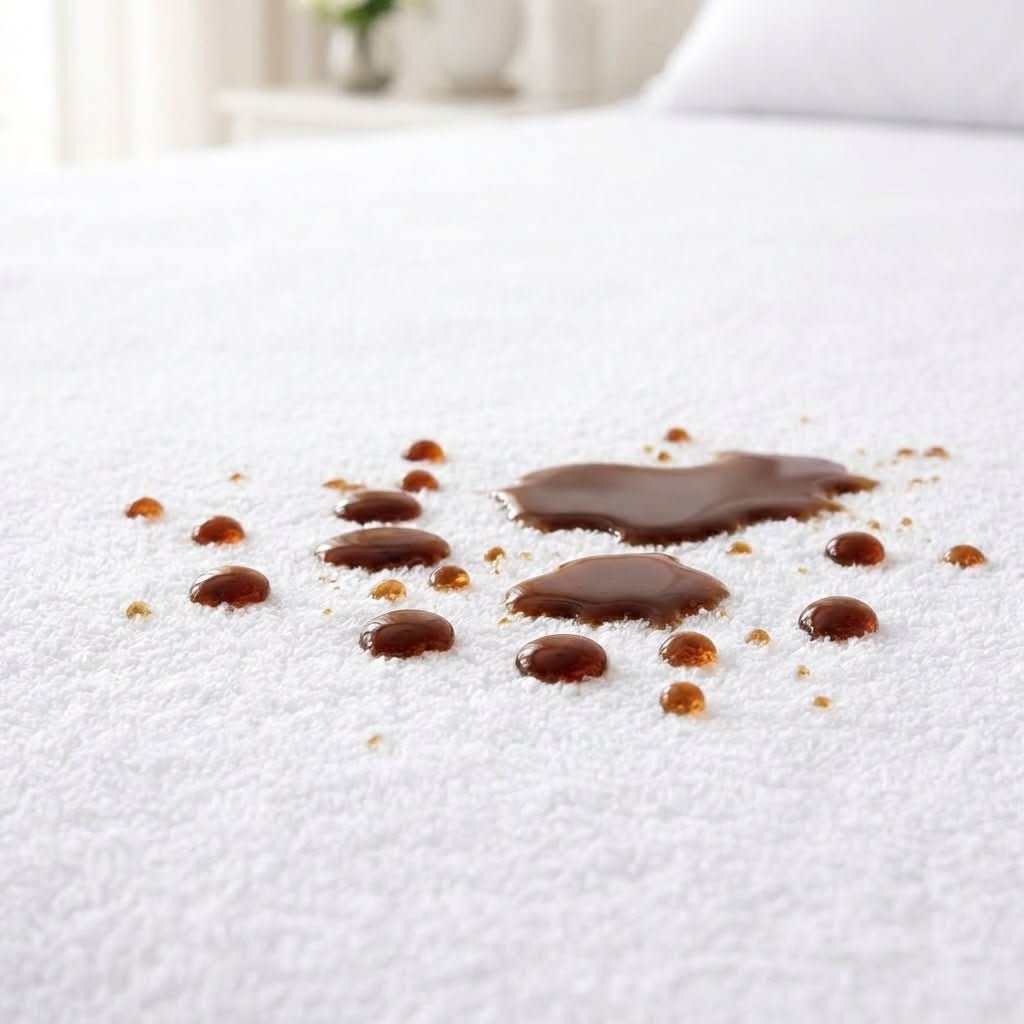 Protège - Matelas Imperméable en Éponge Bouclette - Respirant en 90x200 – - MaisonTextile