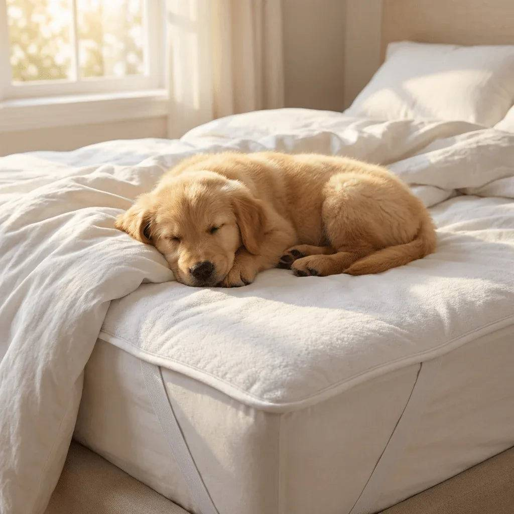 Protège - Matelas Imperméable en Éponge Enduite - Absorbant en 90x200 – - MaisonTextile