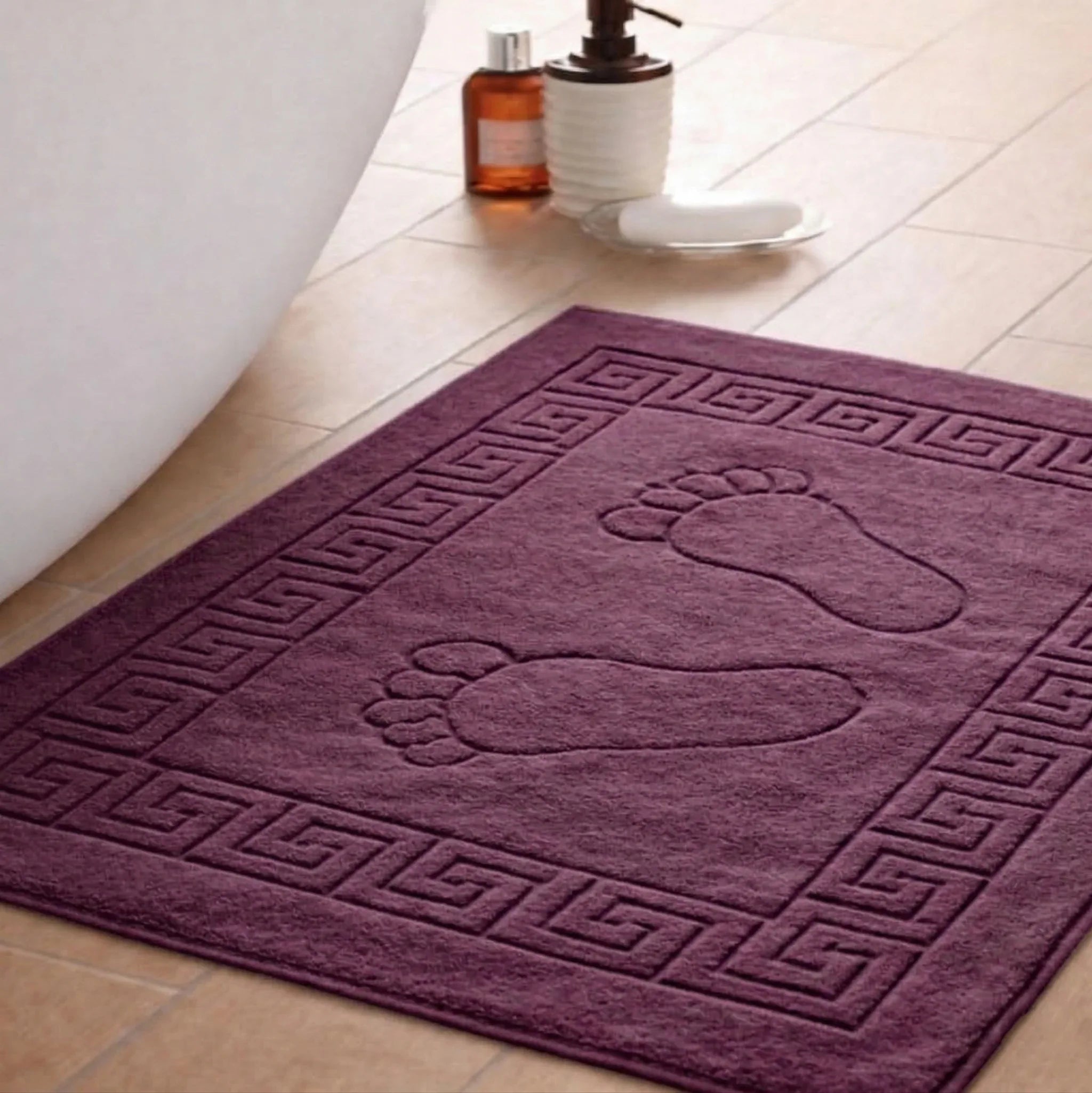 Tapis de bain 100 % Coton