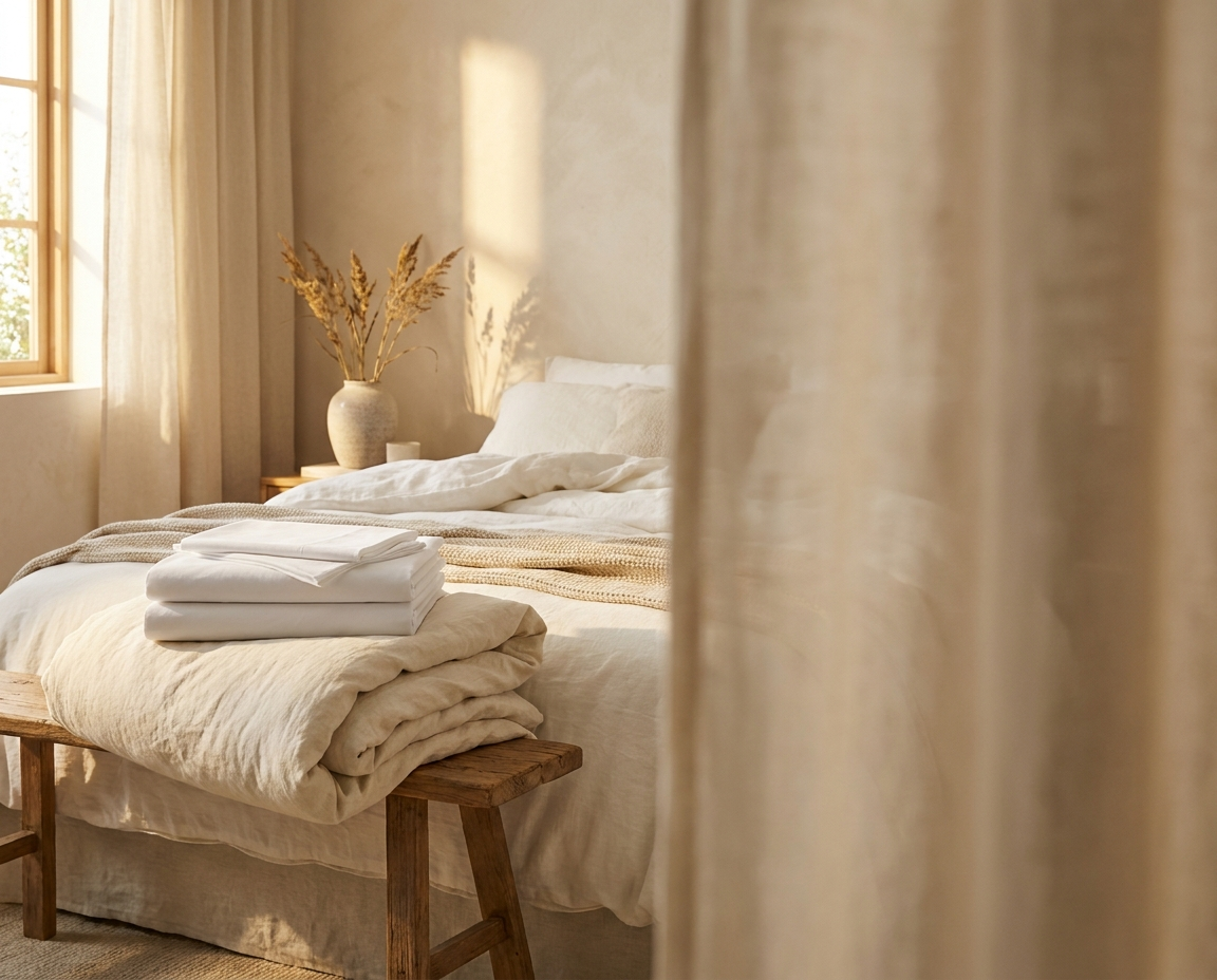 Collection Unis & Minimalistes – Linge de lit élégant et apaisant - MaisonTextile