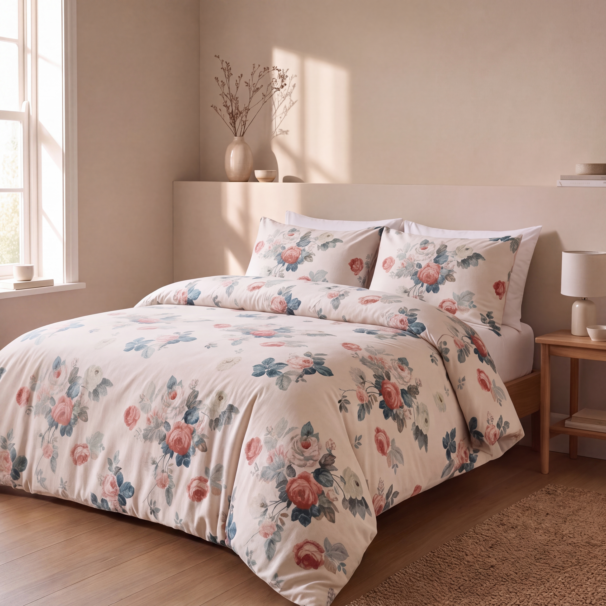 Parure en percale de coton 100 fils/cm² — Jardin Signature