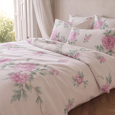 Parure en percale de coton 100 fils/cm² — Jardin Signature