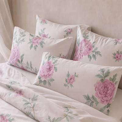 Parure en percale de coton 100 fils/cm² — Jardin Signature