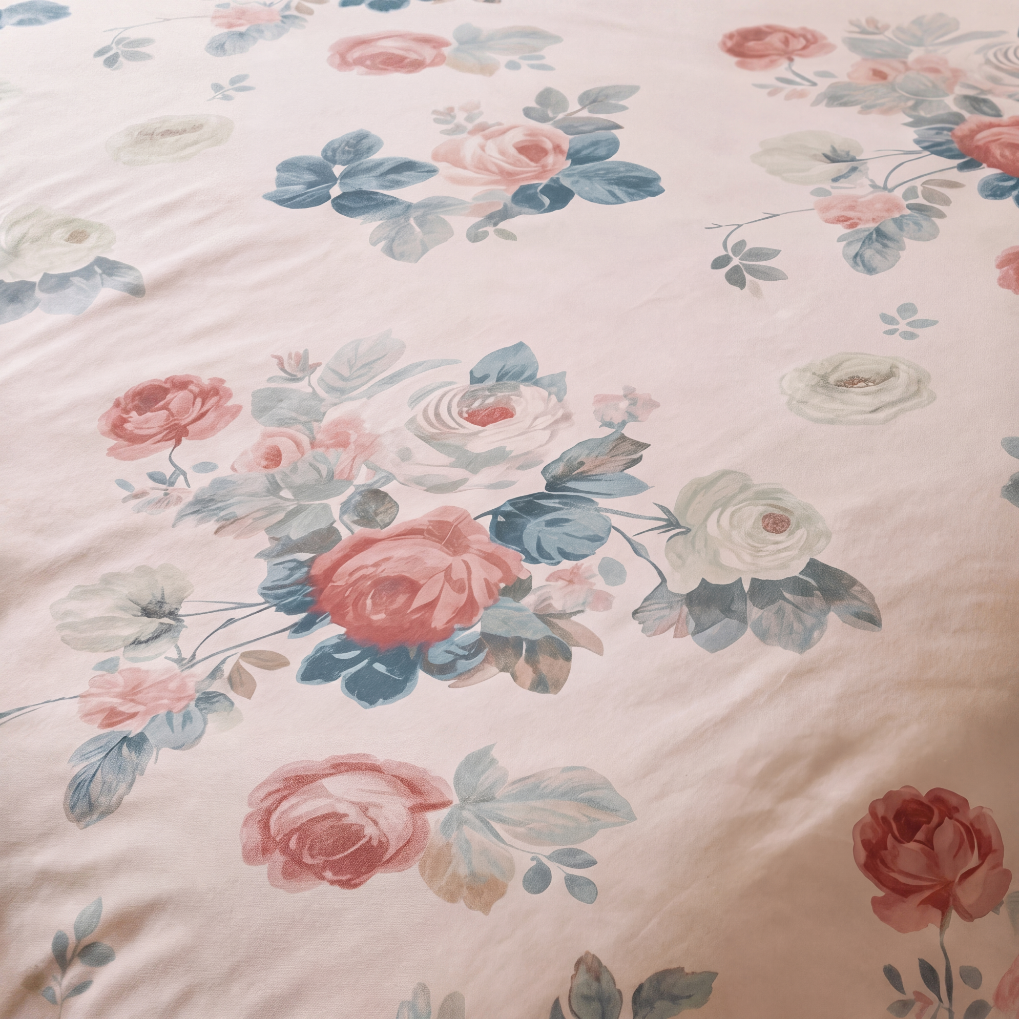 Drap plat percale de coton 100 fils/cm2