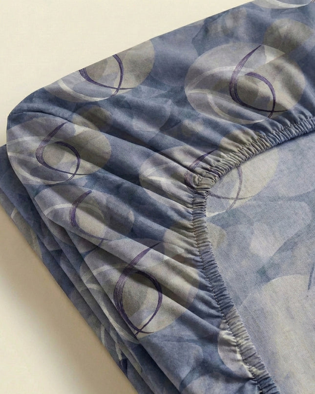 Cearșaf simplu cu elastic din percală de bumbac cu 100 de fire – Moliciune, prospețime și eleganță 