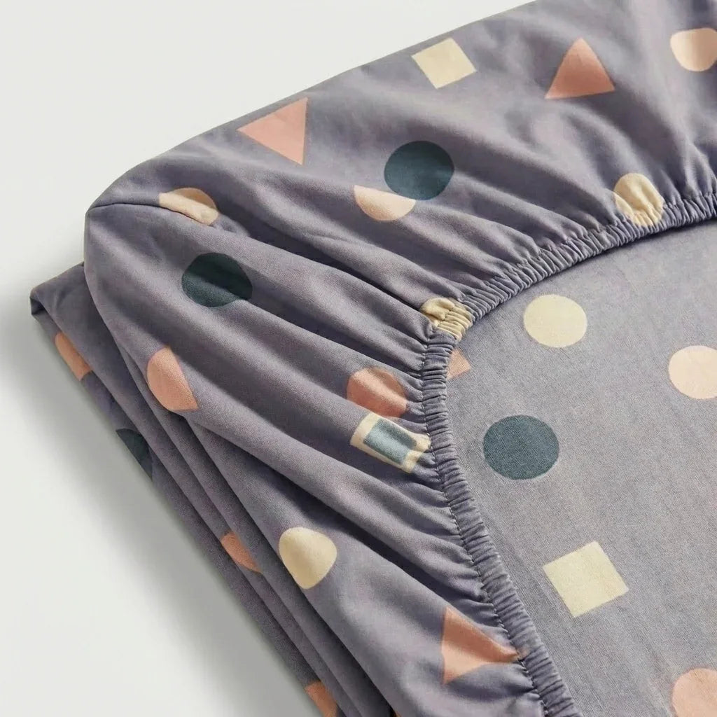 Drap - housse en percale de coton - Graphica en Graphica Prisma – Linge de lit haut de gamme - MaisonTextile