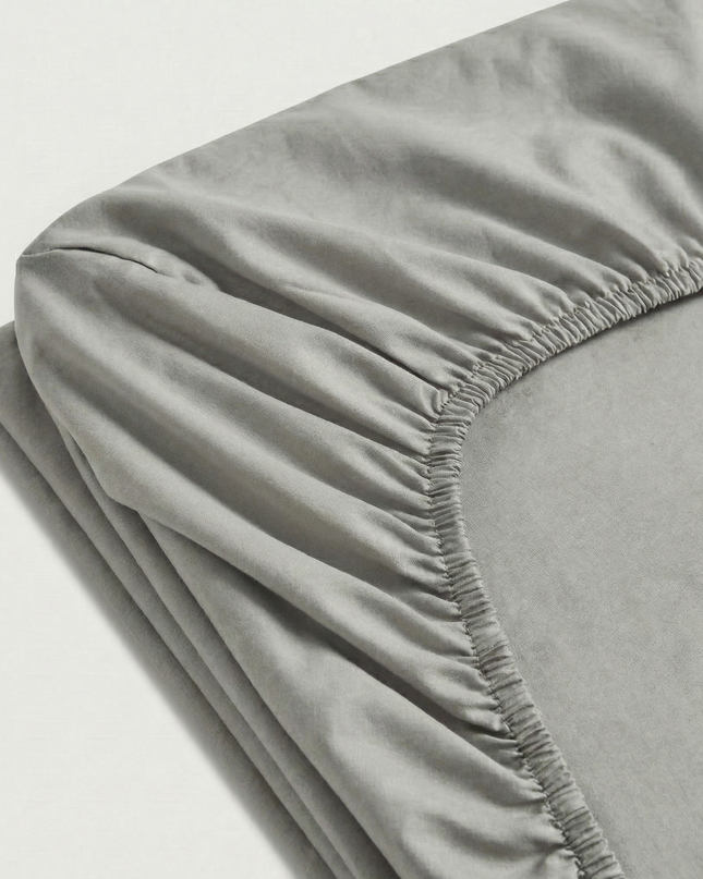 Drap-Housse en percale de Coton – Uni
