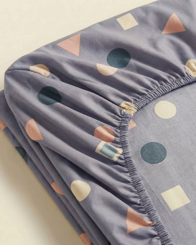 Drap-housse en percale de coton - Graphica