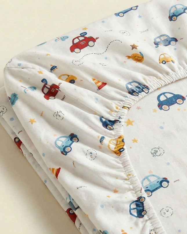 Drap-housse en percale de coton - Petit