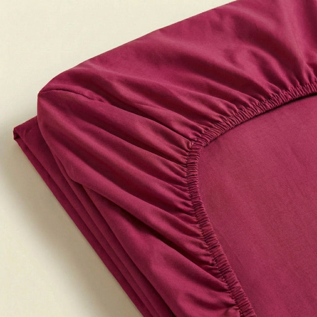 Drap-Housse en percale de Coton – Uni