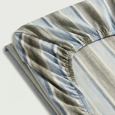 Drap-Housse Percale de Coton – Perle-Gris