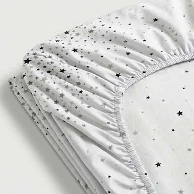 Drap - housse Polycoton renforcé - Stars en Stars Eclipse – Linge de lit haut de gamme - MaisonTextile