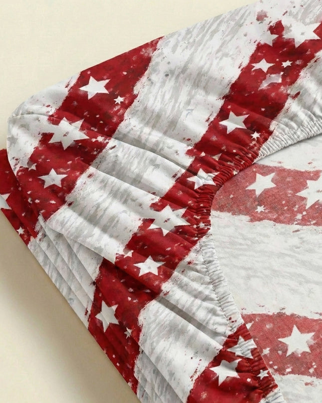 Cearșaf simplu cu elastic din percală de bumbac cu 100 de fire – Moliciune, prospețime și eleganță 