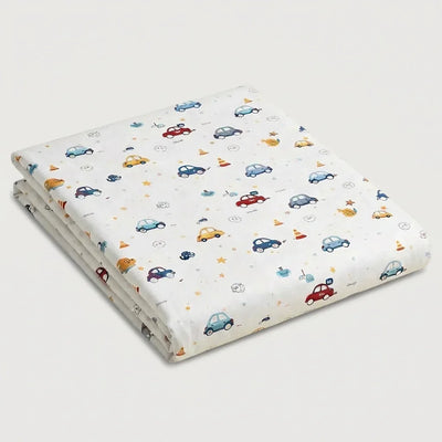 Drap plat percale de coton - Petit en Petit Bolide – - MaisonTextile