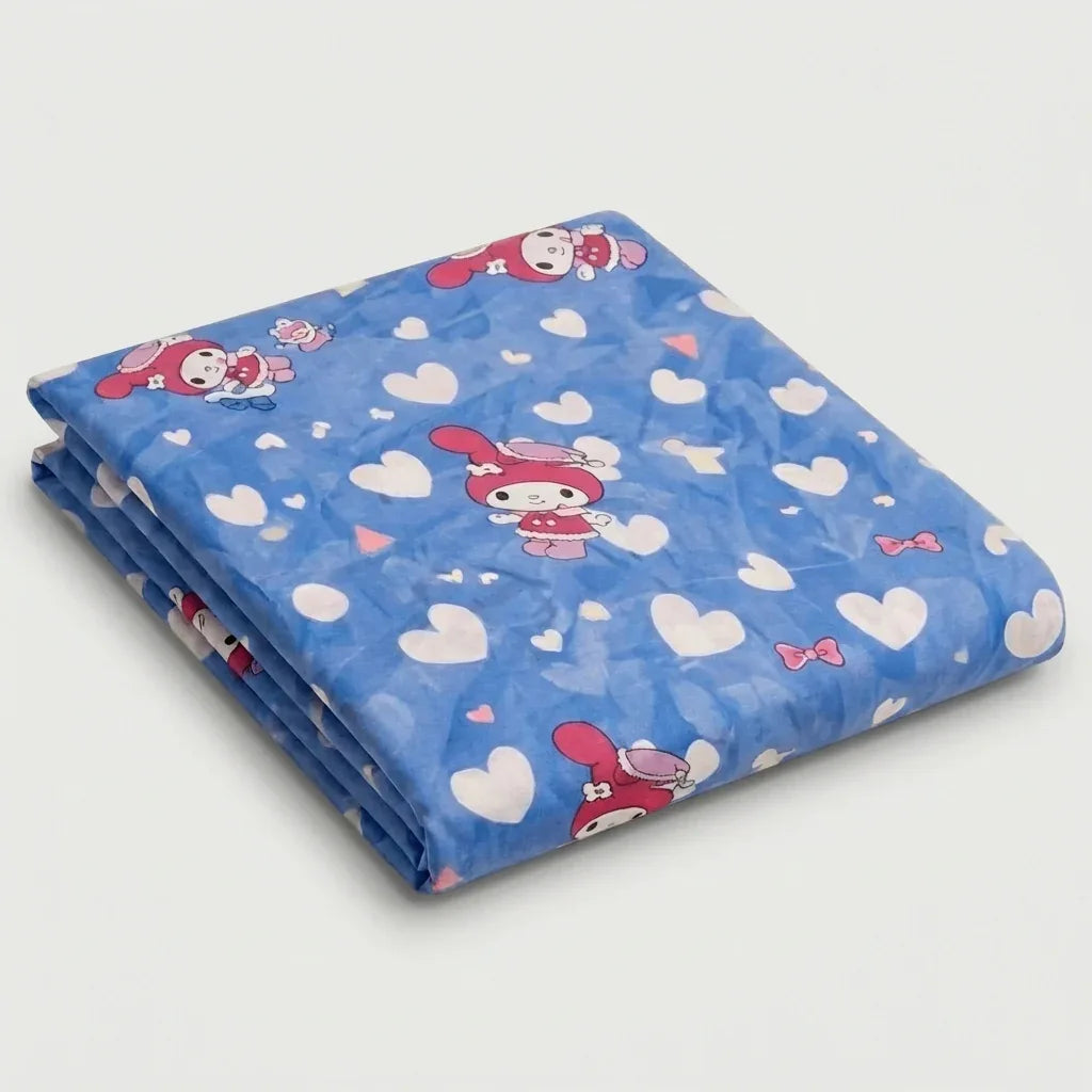 Drap plat percale de coton - Petit en Petite Mignonnerie – - MaisonTextile