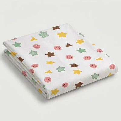 Drap plat percale de coton - Stars en Stars Joy – - MaisonTextile