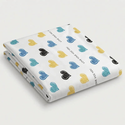 Drap plat polycoton renforcé - Instant en Instant - Multicoeur – - MaisonTextile
