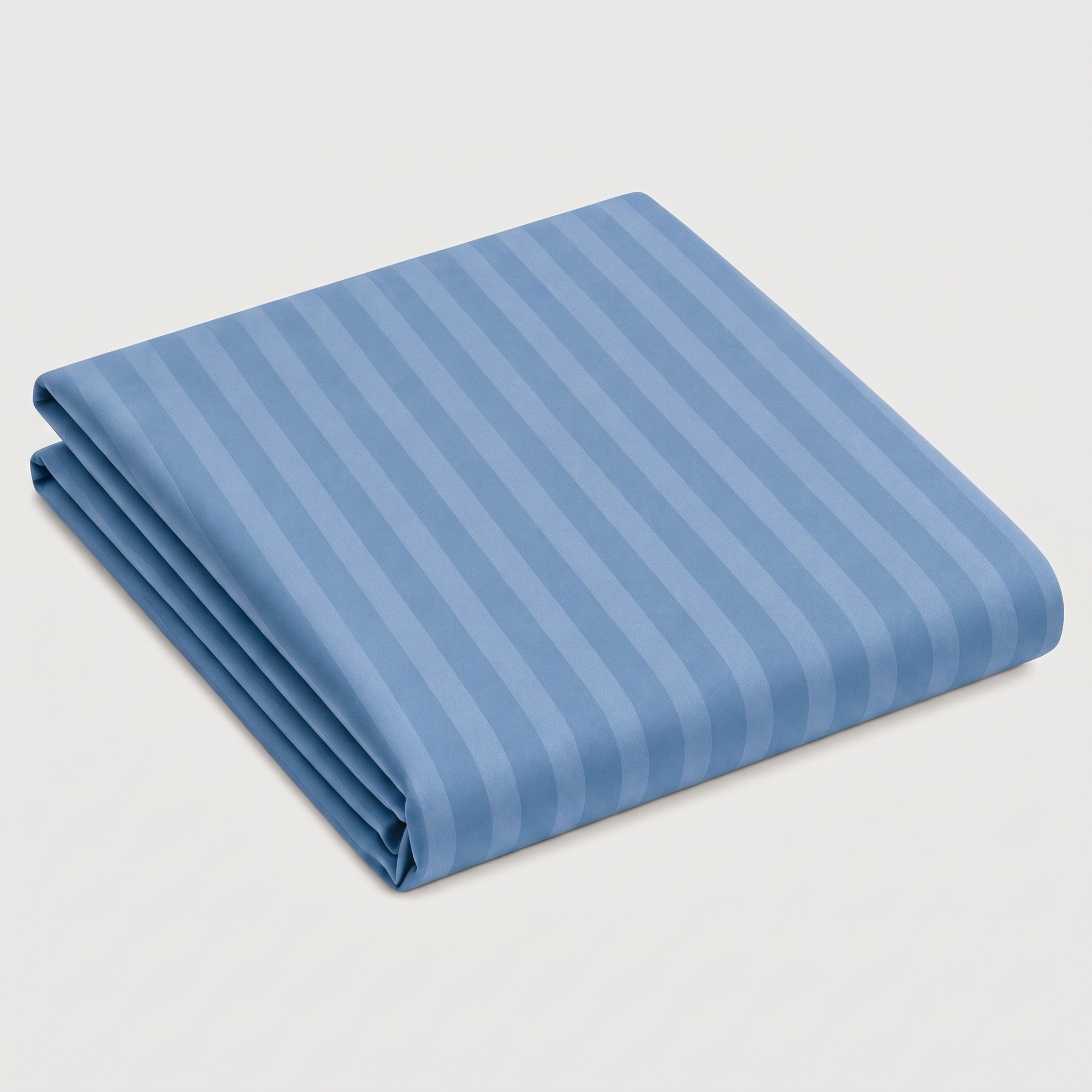 drap plat en satin de coton premium à rayures satinées élégant et doux