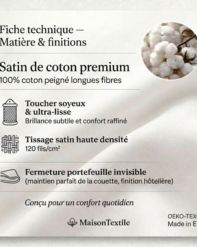 Drap plat satin de coton - Rayures satinées en Mauve Bordeaux – - MaisonTextile