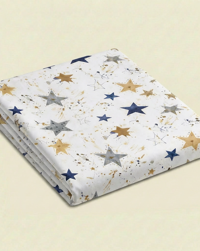 Drap plat polycoton renforcé - Stars