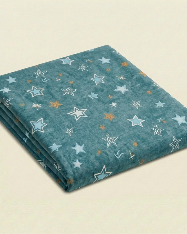 Drap plat percale de coton - Stars