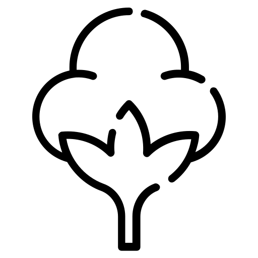 <strong>100% </strong>Coton<strong> </strong>peigné <strong>longues fibres</strong>