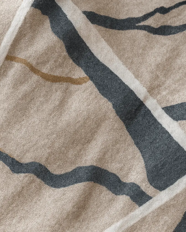 🧾 Housse de couette en polycoton renforcé | Graphique & contemporaine140x200MaisonTextile